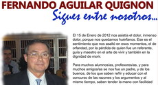 FERNANDO, SIGUES ENTRE NOSOTROS